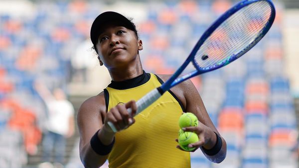Naomi Osaka, Wuhan R1 2025 (Getty)