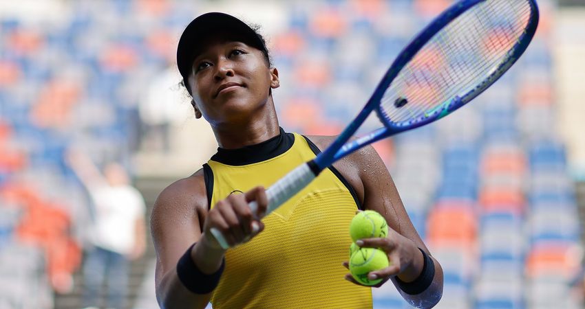 Naomi Osaka, Wuhan R1 2025 (Getty)