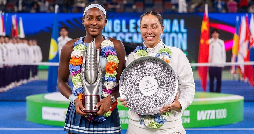 Coco Gauff and Jessica Pegula, Wuhan 2025